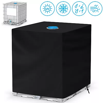 Waterproof IBC Tote Cover 1000L IBC Tank Container UV Film Protective Cover US • $22.99