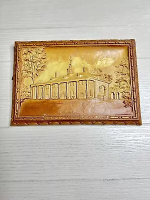 Mount Vernon The Home Of General Washington 3-D Picture Genuine Burwood Plaque • $26.75