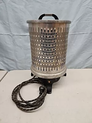 Vintage Art Deco Wesix RCS- 1-1/4 16  Electric Heater 115V 1250W WORKS GREAT!! • $69.95