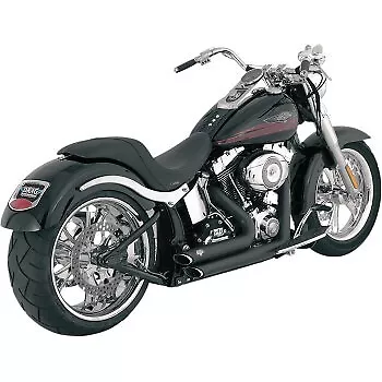 Vance & Hines 47221 Black Shortshots Staggered Exhaust System For 86-11 Softail • $599.99