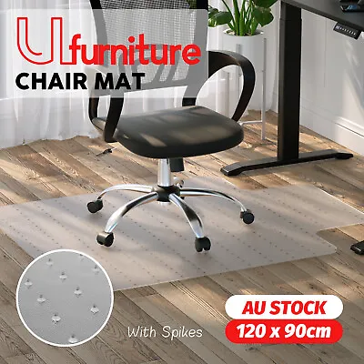 $42.99 • Buy Chair Mat Carpet Floor Office Home Computer Work Protector PVC Mats 1200x900mm