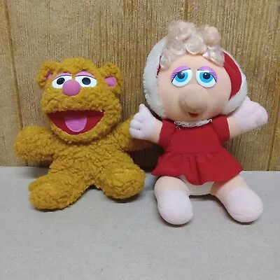 1987 McDonalds Jim Henson Muppet Babies Fozzie Miss Piggy Plush Toys MK3 • $9.99