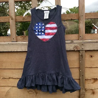 Girls Dress 1/2 Years By Maggie & Zoe In Navy White & Red Excellent Condition • £12.99
