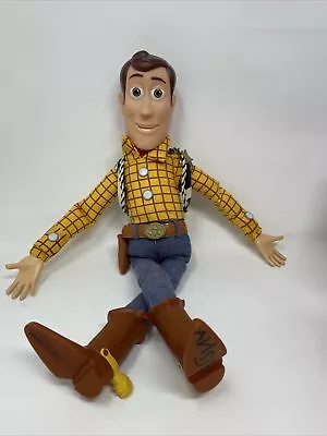 $34.99 • Buy Disney Pixar Toy Story Pull-String Talking Woody Doll - No Hat,pull String Works
