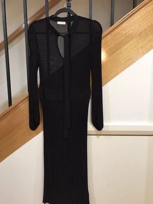 $120 • Buy Scanlan Theodore Pleated Chocolate Brown Dress - Size X Small
