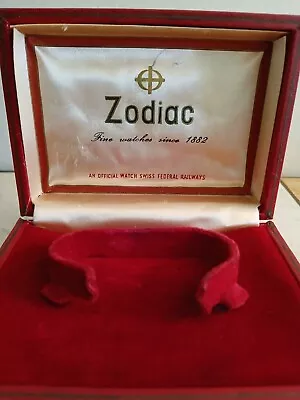 #003 Men's Vintage 50's 60's ZODIAC Watch Display/Presentation Box • $10