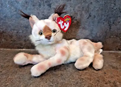 £9.99 • Buy Ty Beanie Babies, Tracks The Lynx 2001, Retired, Mint With Tags / Wild Cat