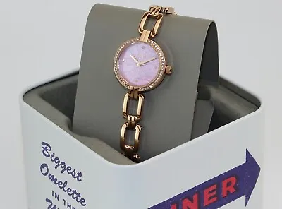 New Authentic Fossil Mini Kerrigan Rose Gold Mop Pink Women's Bq3771 Watch • $64.99