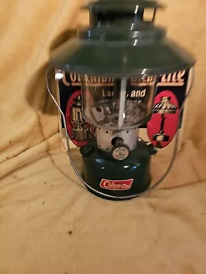 Vintage! 1965 Coleman 228F Double-Mantel Big Hat Lantern Pyrex Globe • $1