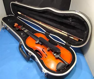 Vintage Labelled C Meisel Violin 6109 1/2 Intermediate Student & 1 Bows   Aj • $49.99