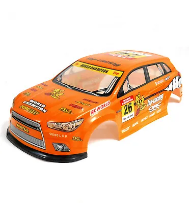 £19.99 • Buy H039O 1/10 Scale Drift On Road Touring Car Body Cover Shell RC Orange