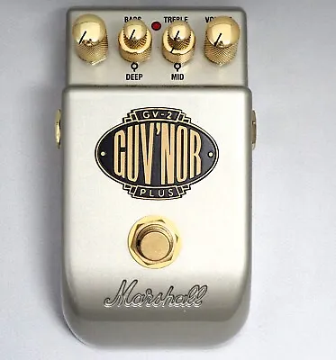 Marshall GV-2 Guv'nor Plus Distortion Guitar Effect Pedal From Japan Tested • $79.99