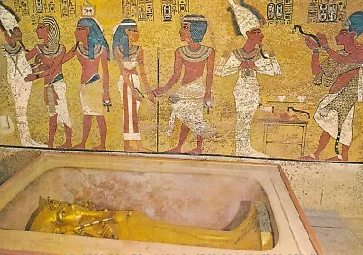 £1.49 • Buy Old AK Luxor Valley Of The Kings Golden Coffin Unused Postcard E1920j