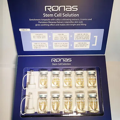 Ronas Stem Cell Solution Ampoule Set MTS Elasticity Wrinkle Lifting K-Beauty  • $42.89