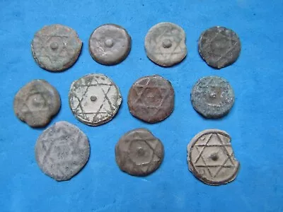 Lot Of (11) Morocco Bronze/copper Coins From 1270-AH-1280-AH • $40