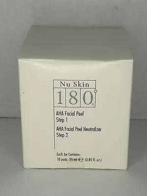 Nu Skin NuSkin 180 AHA Facial Peel & Neutralizer Anti-Aging 2-Step Kit FREE SHIP • $47.77
