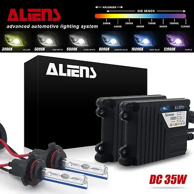 35W Aliens HID Xenon Headlight Conversion Kit Bulbs 9005 9006 H1 H3 H4 H11 H13 • $21.99