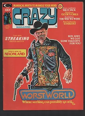 Marvel Comics Crazy Magazine July 1974 VOL# 1 NO# 5 Comic Book Magazine • $10.55
