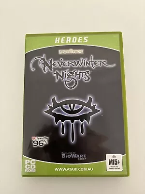 Neverwinter Nights - Forgotten Realms PC (2002 CD) 3 Disc Set W/ Atari Catalog • $21