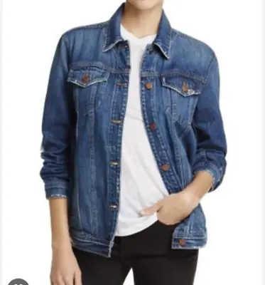 NWT $ J BRAND CYRA Oversized Jean Jacket In KINGSLAND XS • $100