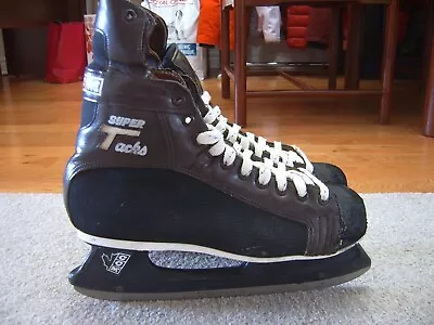 Vintage Good Condition 1980s' CCM Super Tacks Senior Ice Hockey Skates Daoust • $150