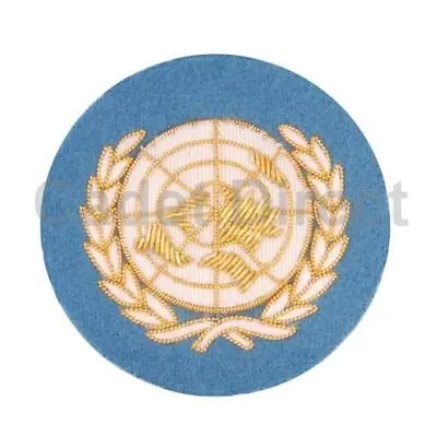 UN Officers Wire Embroidered Beret Badge • £23.95