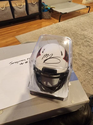 $28 • Buy Mac Jones Signed New England Patriots Eclipse Mini Football Helmet (Beckett)