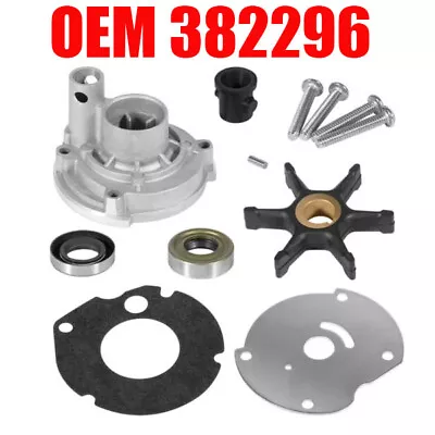 For Evinrude Johnson 9.5hp 10hp 382296 Outboard Water Pump Impeller Rebuild Kit • $57.90