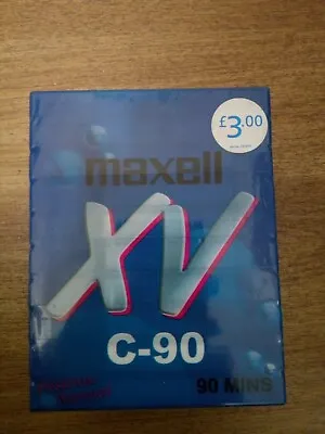 Maxell XV C-90 Pack Of Ten Cassettes Sealed Ten Tapes  Old Stock • £15.99