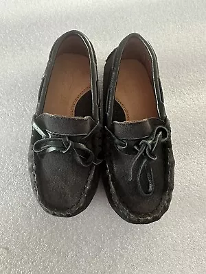 NEW Venettini Kids Baby Boys Suede Loafers Shoes Moccasin  24US 8 • $28.75