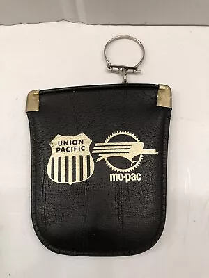 Vintage Union Pacific Railroad/ Mo-Pac Keychain Pouch • $5
