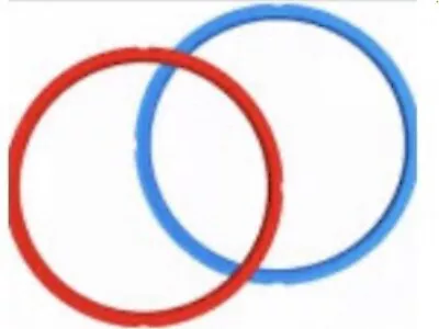 Genuine Instant Pot Sealing Ring 2-Pack (Red/Blue)- 6 Quart • $11.35