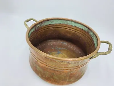 Vintage Turkish Solid Copper 9” Pot  Houston International Trading CO Container • $69