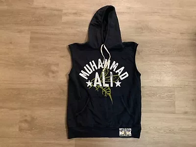 Roots Of Fight Hoodie Mens Medium Black Muhammad Ali Sleeveless Sweatshirt  • $69.99