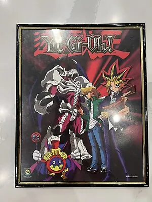 Yu-Gi-Oh! #839 White Dragon Dark Magician Anime Framed Mini Poster 1996 Vtg • $7.99