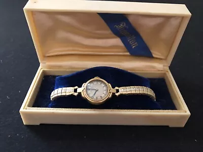 Vintage Hamilton Wind-up 10K Gold Filled Ladies Wristwatch Working Stretch • $39