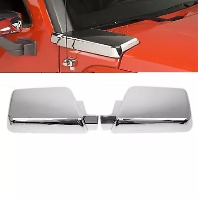 For 2006-2010 HUMMER H3 Chrome Hood Air Intake Vents Cover Cap Molding Trim Pair • $74.99