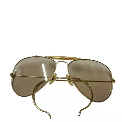 Ray-Ban B&L Sunglasses Gold Frame USA From Japan Vintage • $132.99