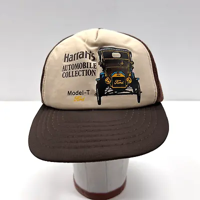 Harrah's Automobile Collection Model T Brown Trucker Hat Vintage *Read • $4.99