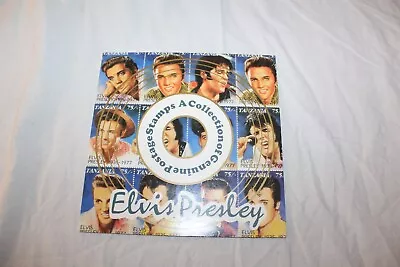 Vintage Plate Block Elvis Collection Postage Stamps In Folder 15 Anniversary • $12.25