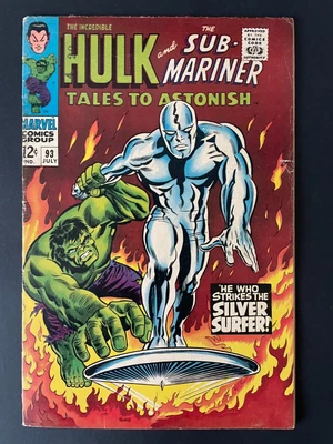 $157.96 • Buy Tales To Astonish #93 - Marvel Comics 1967 Silver Surfer Hulk