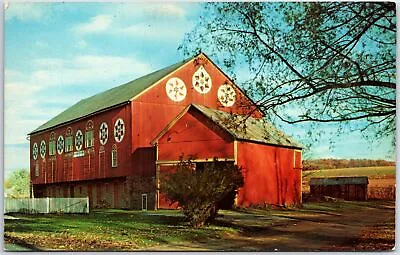 Vintage Postcard Dutch Country Barn With Illustrious Hex Signs New Smithville Pa • $5.99