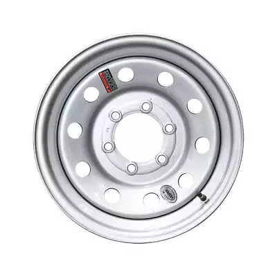 16  X 6  6 Lug Silver Mod Solid Steel Trailer Wheel 6 X 5.5  Single (1) • $99