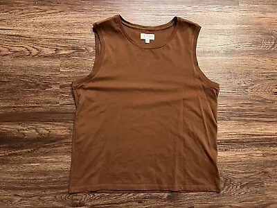 Tecovas Women’s Brown Muscle Tank Top Shirt Size XL • $19.99