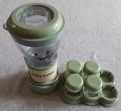 Magic Bullet BABY BULLET Baby Food Maker Blender Set & 4 Pc Food Storage TESTED! • $16.99