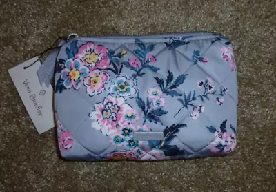 NWT Vera Bradley Parisian Bouquet Colorful Floral Zipper Closure Makeup Bag-$40 • $9.99