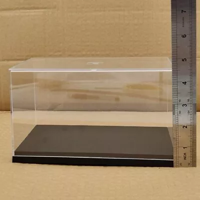 Acrylic Case Motorcycle Model Car Display Boxes Dustproof Storage Box Clear 20cm • $22