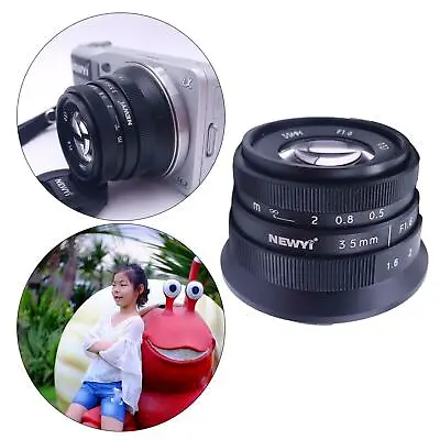 $68.55 • Buy 35mm F/1.6 APSC Lens For Sony A6300 A5100 NEX-3 NEX-3R NEX-C3 NEX-5T A7II