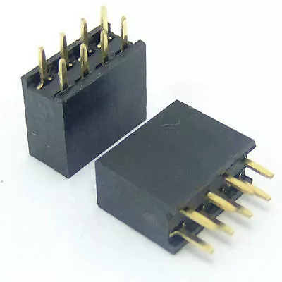 £2.39 • Buy 20PCS 2x4 Pin 8P 2.54mm Double Row Female Straight Header Pitch Socket_I Dz