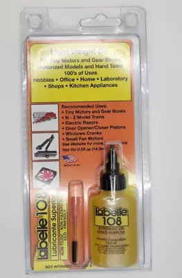 Labelle 108 Fine Oil For Model Train Lubrication  NIB • $9